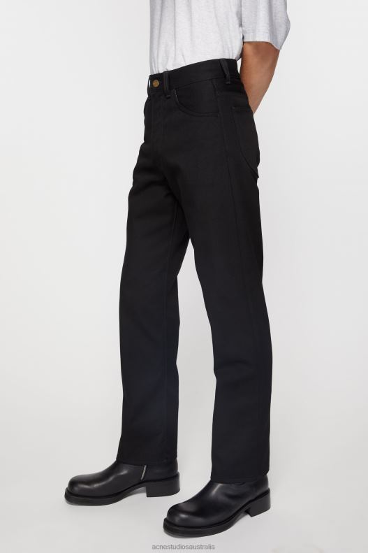 Regular fit jeans - 1950 All Black Acne Studios R66LJ1203 Apparel