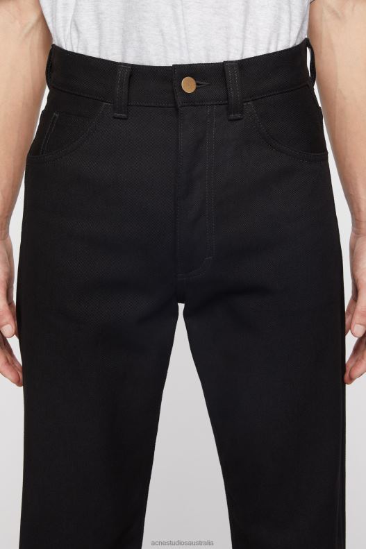 Regular fit jeans - 1950 All Black Acne Studios R66LJ1203 Apparel