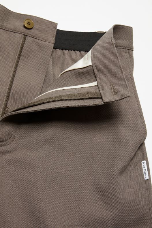 Regular fit shorts Hazelnut Brown Acne Studios R66LJ1072 Apparel