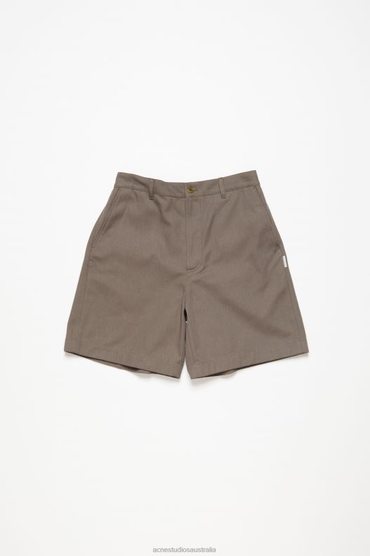 Regular fit shorts Hazelnut Brown Acne Studios R66LJ1072 Apparel