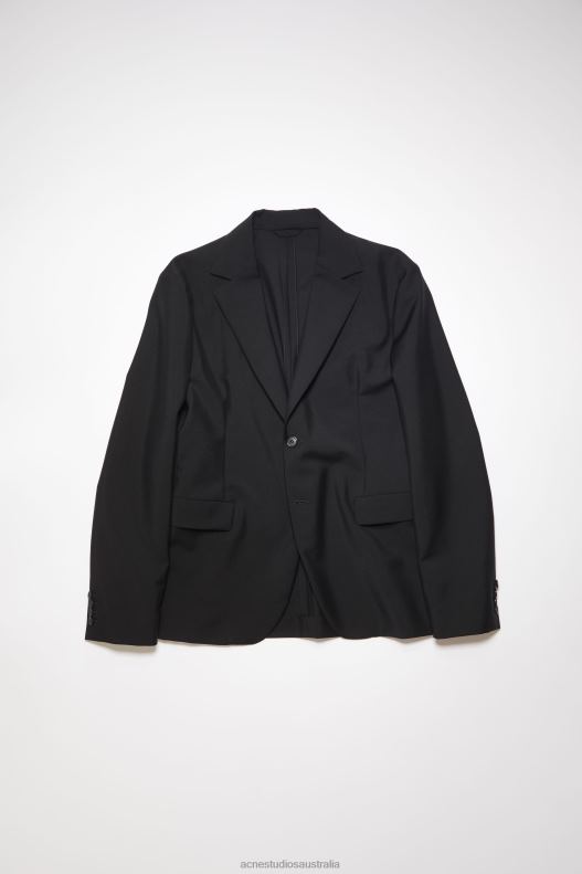 Regular fit suit jacket Black Acne Studios R66LJ1173 Apparel