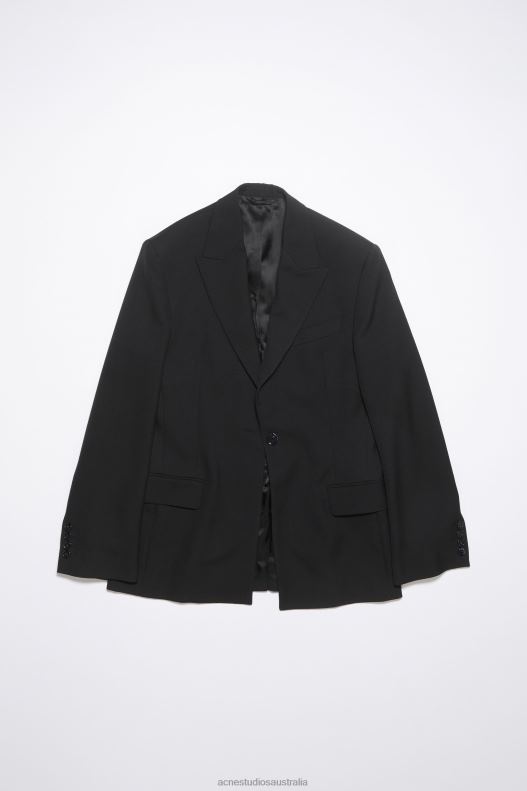 Regular fit suit jacket Black Acne Studios R66LJ130 Apparel