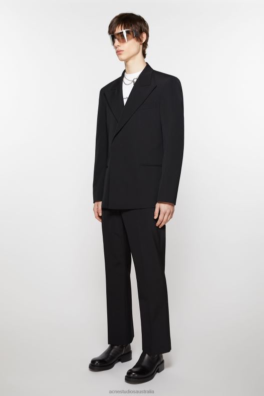 Regular fit suit jacket Black Acne Studios R66LJ949 Apparel