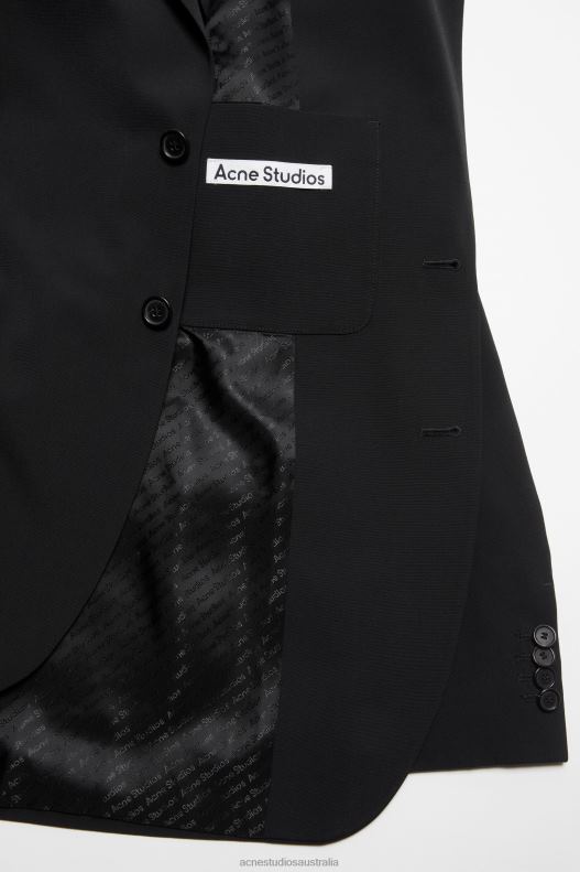 Regular fit suit jacket Black Acne Studios R66LJ953 Apparel