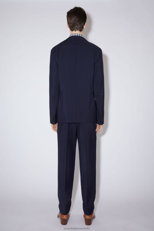 Regular fit suit jacket Dark Navy Acne Studios R66LJ1174 Apparel