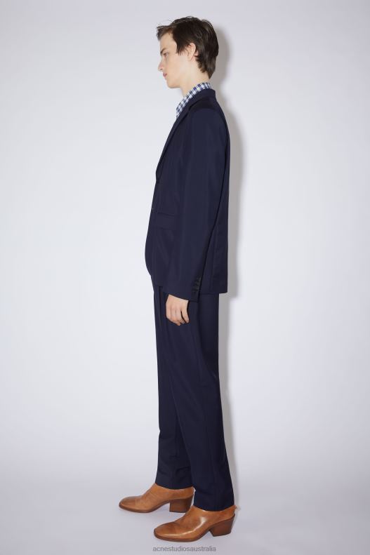 Regular fit suit jacket Dark Navy Acne Studios R66LJ1174 Apparel