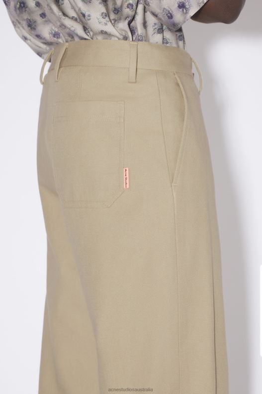 Regular fit trousers Hazel Beige Acne Studios R66LJ1172 Apparel