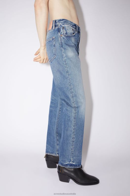 Relaxed fit jeans - 2003 Mid Blue Acne Studios R66LJ1157 Apparel