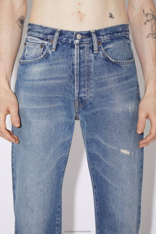 Relaxed fit jeans - 2003 Mid Blue Acne Studios R66LJ1157 Apparel