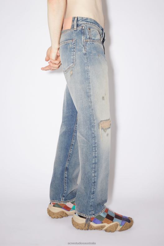 Relaxed fit jeans - 2003 Mid Blue Acne Studios R66LJ1170 Apparel