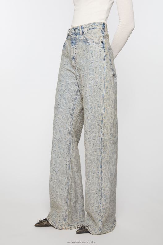 Relaxed fit jeans - 2022 Blue/Beige Acne Studios R66LJ225 Apparel