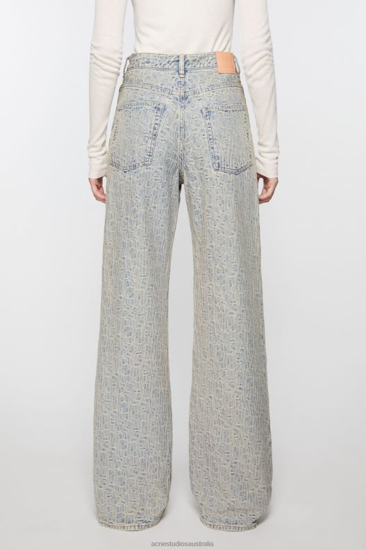 Relaxed fit jeans - 2022 Blue/Beige Acne Studios R66LJ225 Apparel