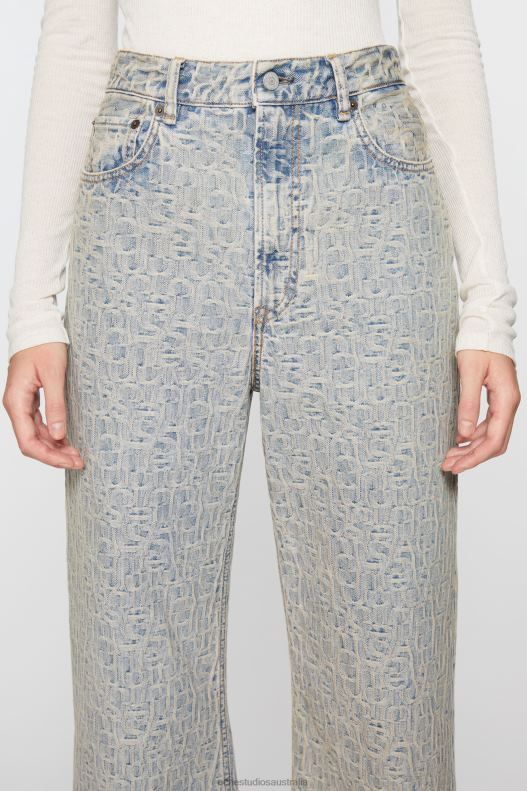 Relaxed fit jeans - 2022 Blue/Beige Acne Studios R66LJ225 Apparel