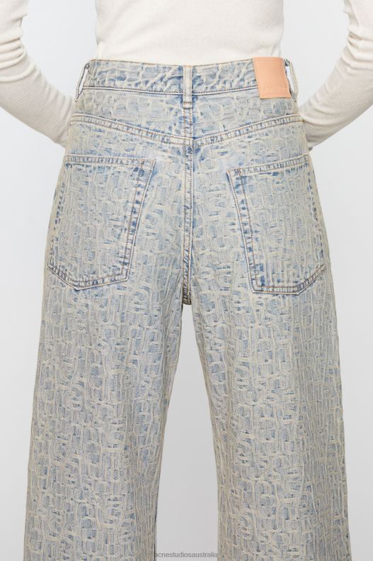 Relaxed fit jeans - 2022 Blue/Beige Acne Studios R66LJ225 Apparel