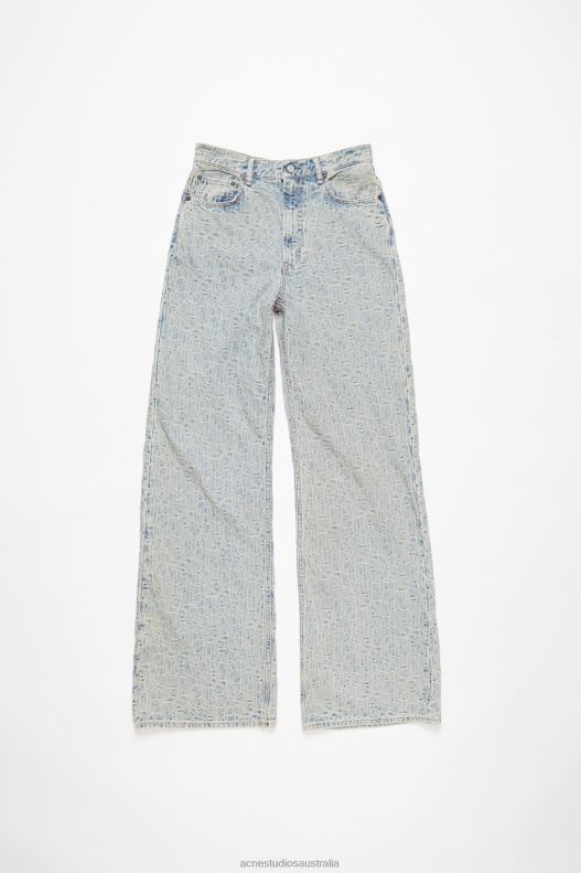 Relaxed fit jeans - 2022 Blue/Beige Acne Studios R66LJ225 Apparel