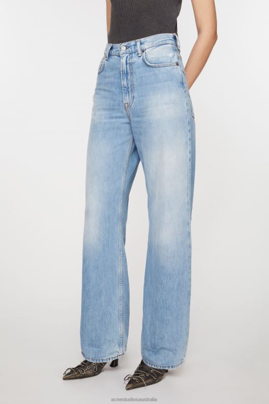 Relaxed fit jeans - 2022F Light Blue Acne Studios R66LJ240 Apparel