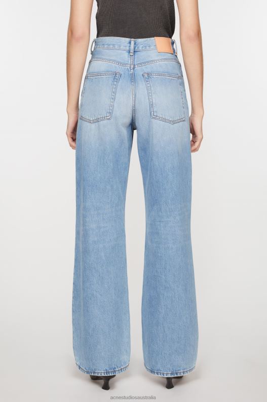 Relaxed fit jeans - 2022F Light Blue Acne Studios R66LJ240 Apparel