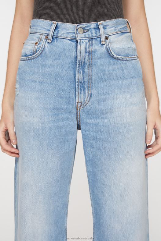 Relaxed fit jeans - 2022F Light Blue Acne Studios R66LJ240 Apparel