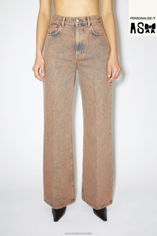 Relaxed fit jeans - 2022F Light Pink/Grey Acne Studios R66LJ239 Apparel