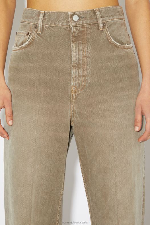 Relaxed fit jeans -2022F Beige Acne Studios R66LJ241 Apparel