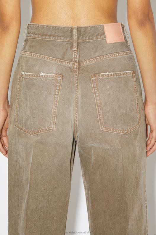 Relaxed fit jeans -2022F Beige Acne Studios R66LJ241 Apparel