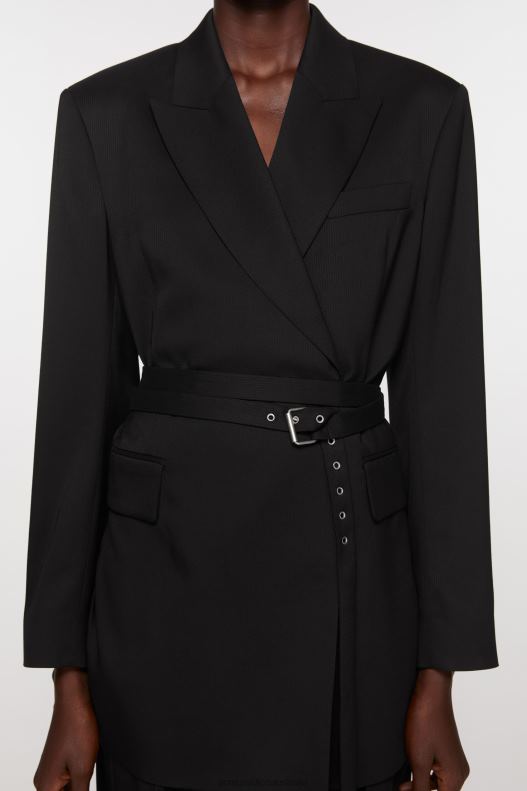 Relaxed fit suit jacket Black Acne Studios R66LJ120 Apparel