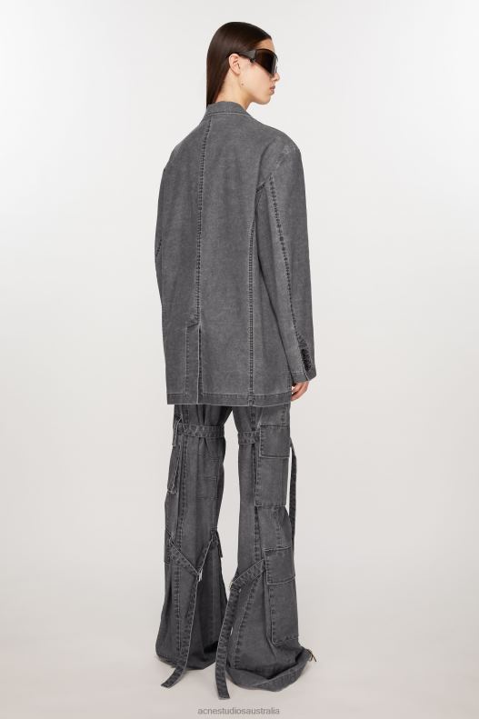 Relaxed fit suit jacket Black Acne Studios R66LJ126 Apparel