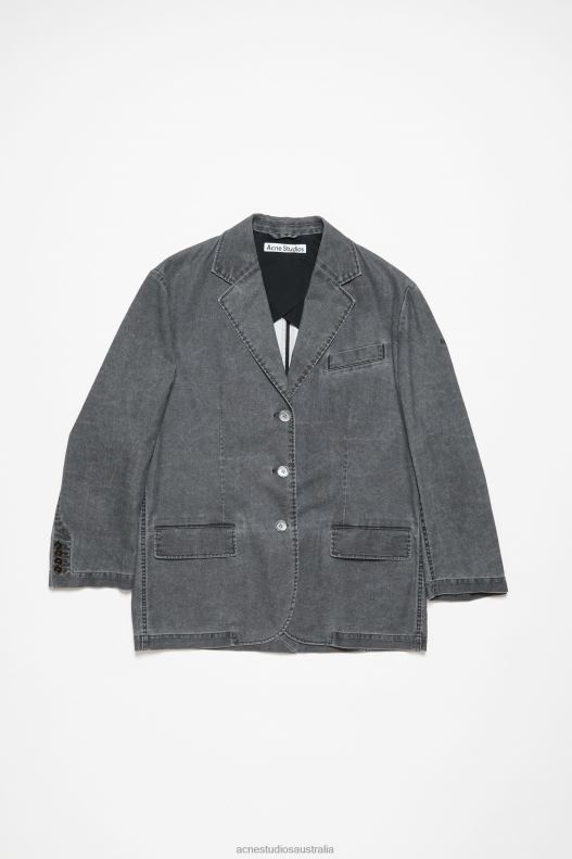 Relaxed fit suit jacket Black Acne Studios R66LJ126 Apparel