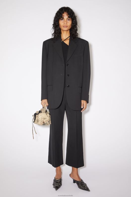 Relaxed fit suit jacket Black Acne Studios R66LJ137 Apparel