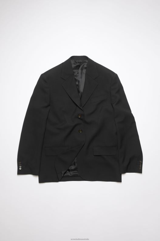 Relaxed fit suit jacket Black Acne Studios R66LJ137 Apparel