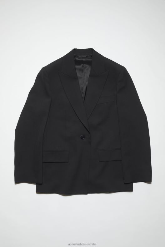 Relaxed fit suit jacket Black Acne Studios R66LJ409 Apparel