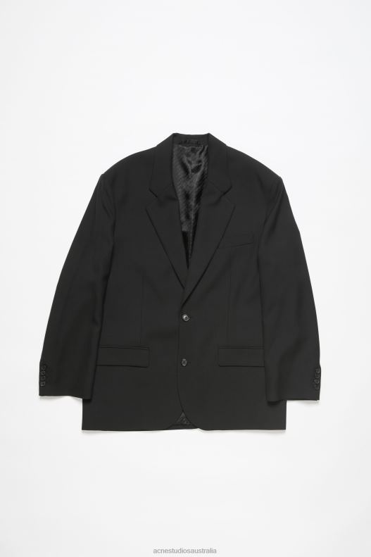 Relaxed fit suit jacket Black Acne Studios R66LJ955 Apparel