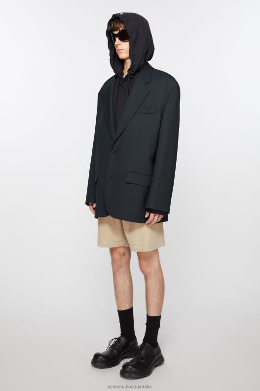 Relaxed fit suit jacket Dark Navy Acne Studios R66LJ1100 Apparel