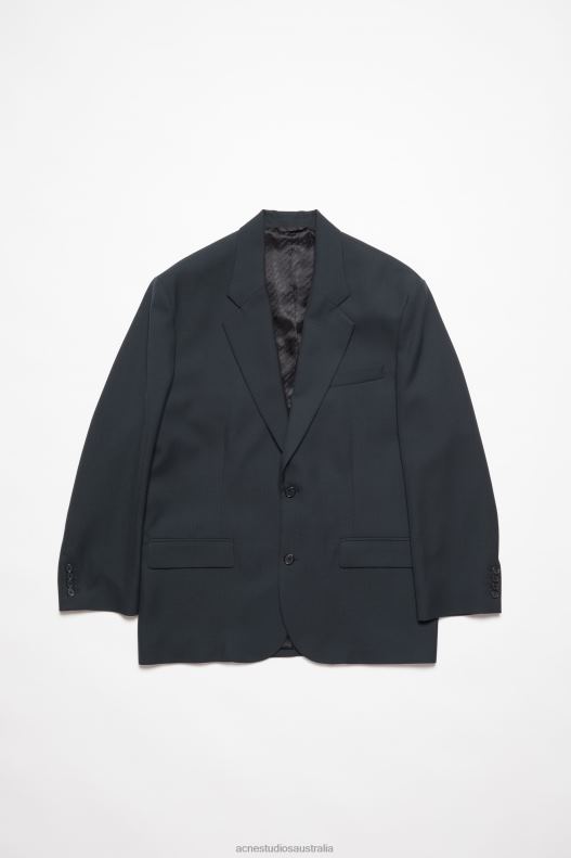 Relaxed fit suit jacket Dark Navy Acne Studios R66LJ1100 Apparel