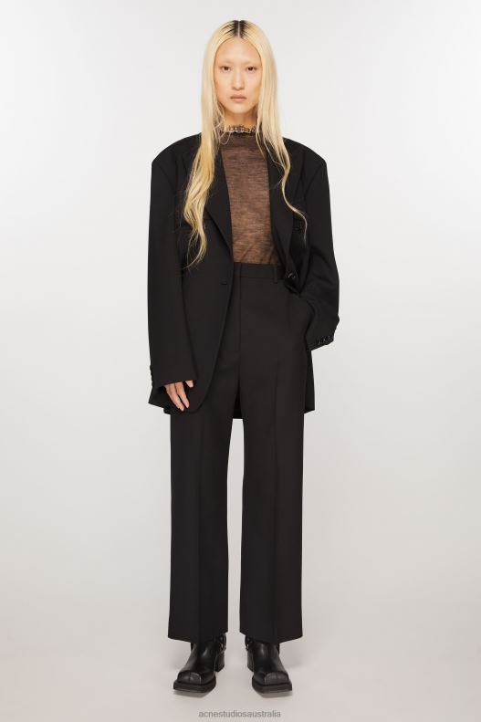 Relaxed tailored trousers Black Acne Studios R66LJ128 Apparel