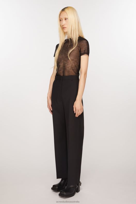 Relaxed tailored trousers Black Acne Studios R66LJ128 Apparel