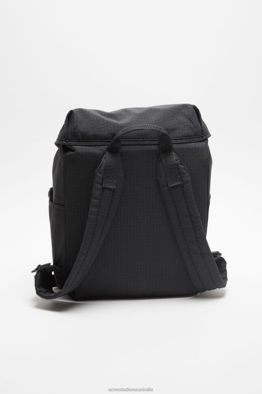 Ripstop nylon backpack Black Acne Studios R66LJ506 Accessories