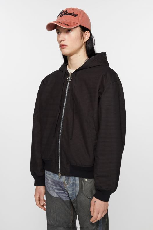 Ripstop padded jacket Black Acne Studios R66LJ894 Apparel