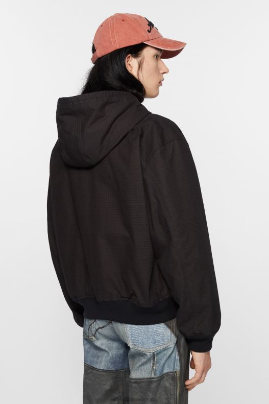 Ripstop padded jacket Black Acne Studios R66LJ894 Apparel