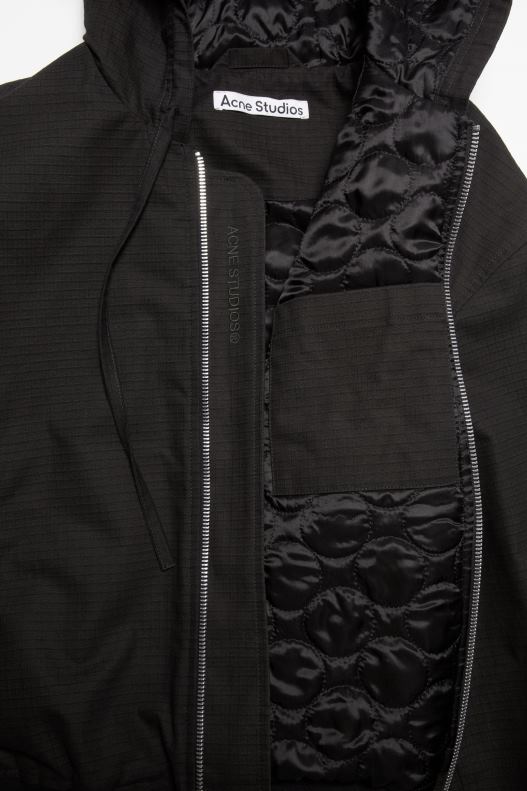 Ripstop padded jacket Black Acne Studios R66LJ894 Apparel