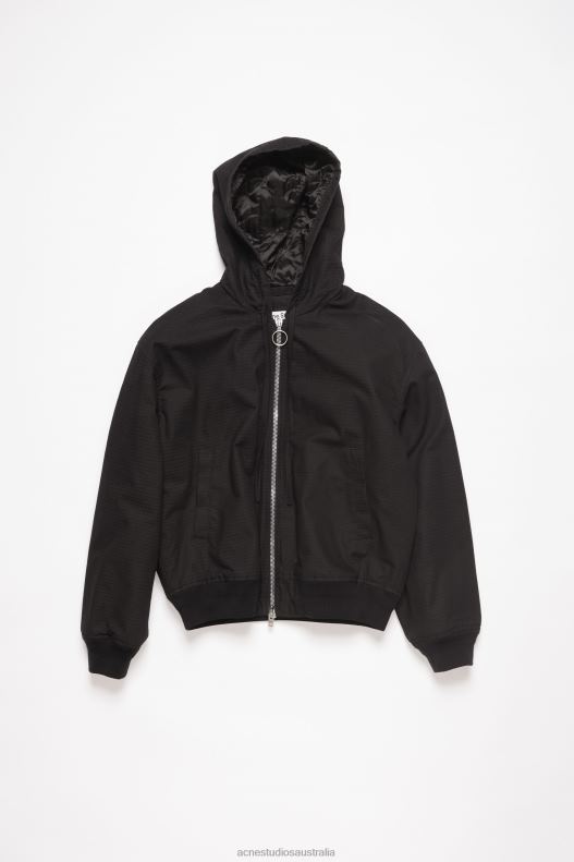 Ripstop padded jacket Black Acne Studios R66LJ894 Apparel