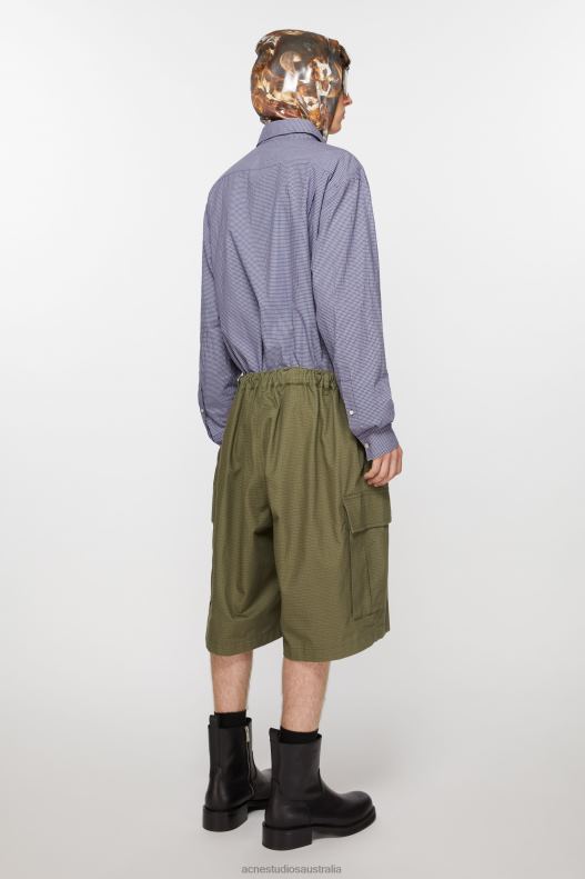 Ripstop shorts Olive Green Acne Studios R66LJ1069 Apparel