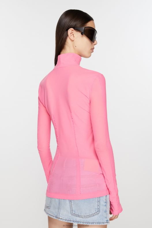 Roll neck shirt Bubble Pink Acne Studios R66LJ373 Apparel