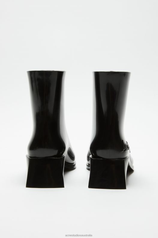 Rubber ankle boots Black Acne Studios R66LJ449 Footwear