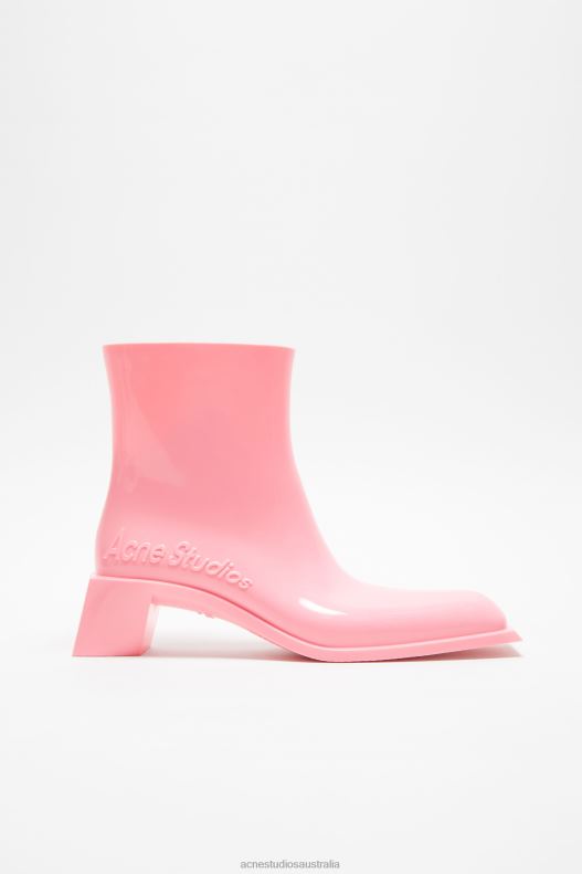 Rubber ankle boots Pale Pink Acne Studios R66LJ810 Footwear