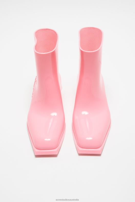 Rubber ankle boots Pale Pink Acne Studios R66LJ810 Footwear