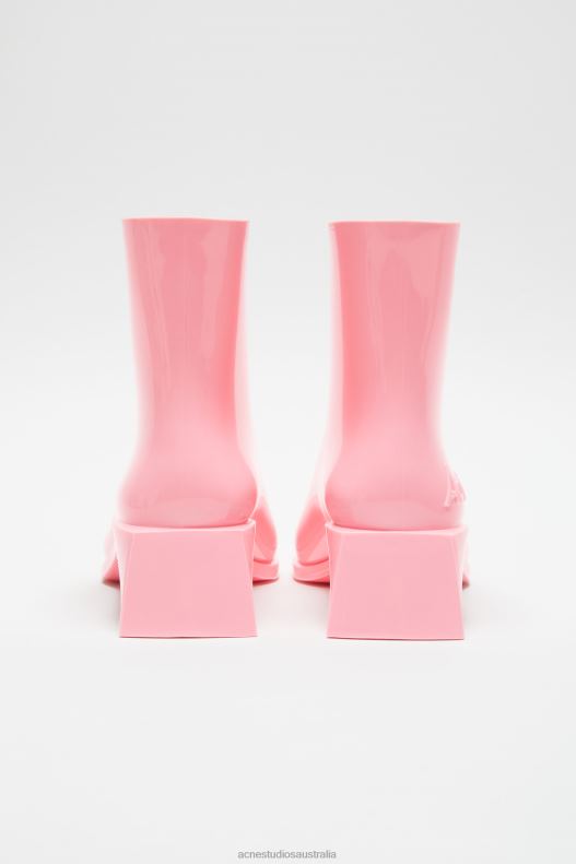 Rubber ankle boots Pale Pink Acne Studios R66LJ810 Footwear