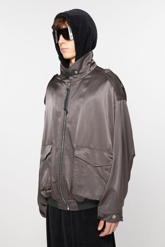 Satin jacket Mid Grey Acne Studios R66LJ895 Apparel