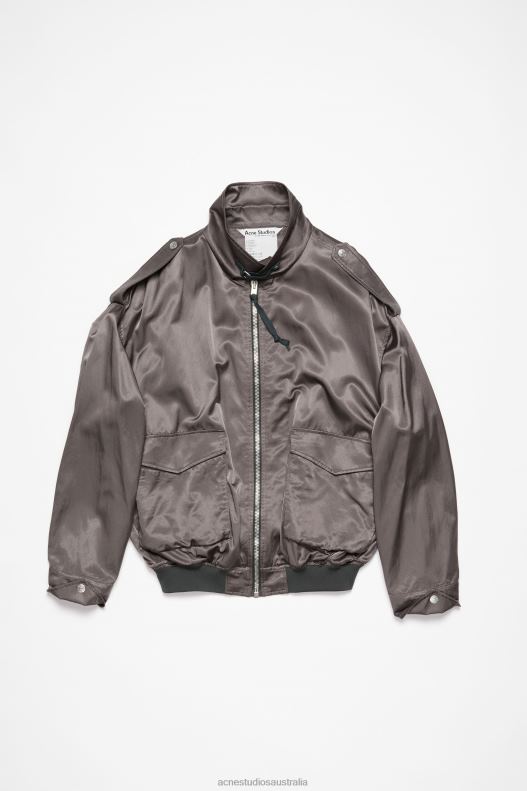 Satin jacket Mid Grey Acne Studios R66LJ895 Apparel