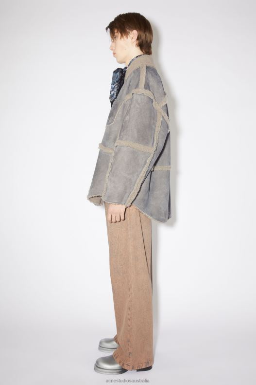 Shearling jacket Taupe Grey Acne Studios R66LJ917 Apparel